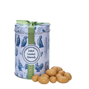 Blonde Caramel Almonds Gift Tin - Rococo Chocolates