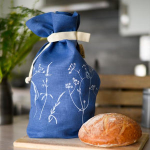 Linen Bread Bag - Helen Round