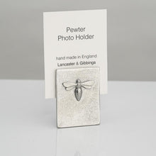 Load image into Gallery viewer, Pewter Bee Photo Holder - Lancaster &amp; Gibbings
