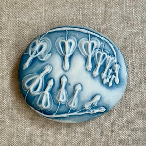 Porcelain textured pebble - Clare Mahoney Ceramics