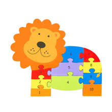 Load image into Gallery viewer, Lion Number Puzzle - Orange Tree Toys
