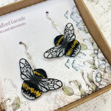 Load image into Gallery viewer, Bumble bee earrings - Vikki Lafford Garside
