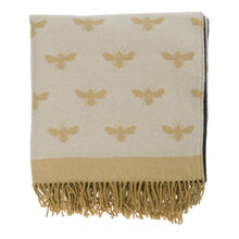 Load image into Gallery viewer, Bees Knitted Picnic Blanket - Sophie Allport
