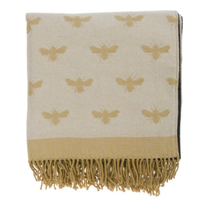 Bees Knitted Picnic Blanket - Sophie Allport