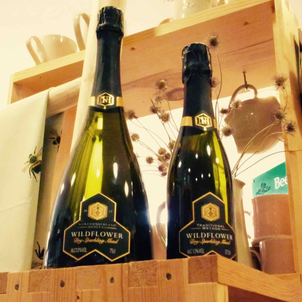 Wildflower Sparkling Mead 75cl - Northumberland Honey Co.