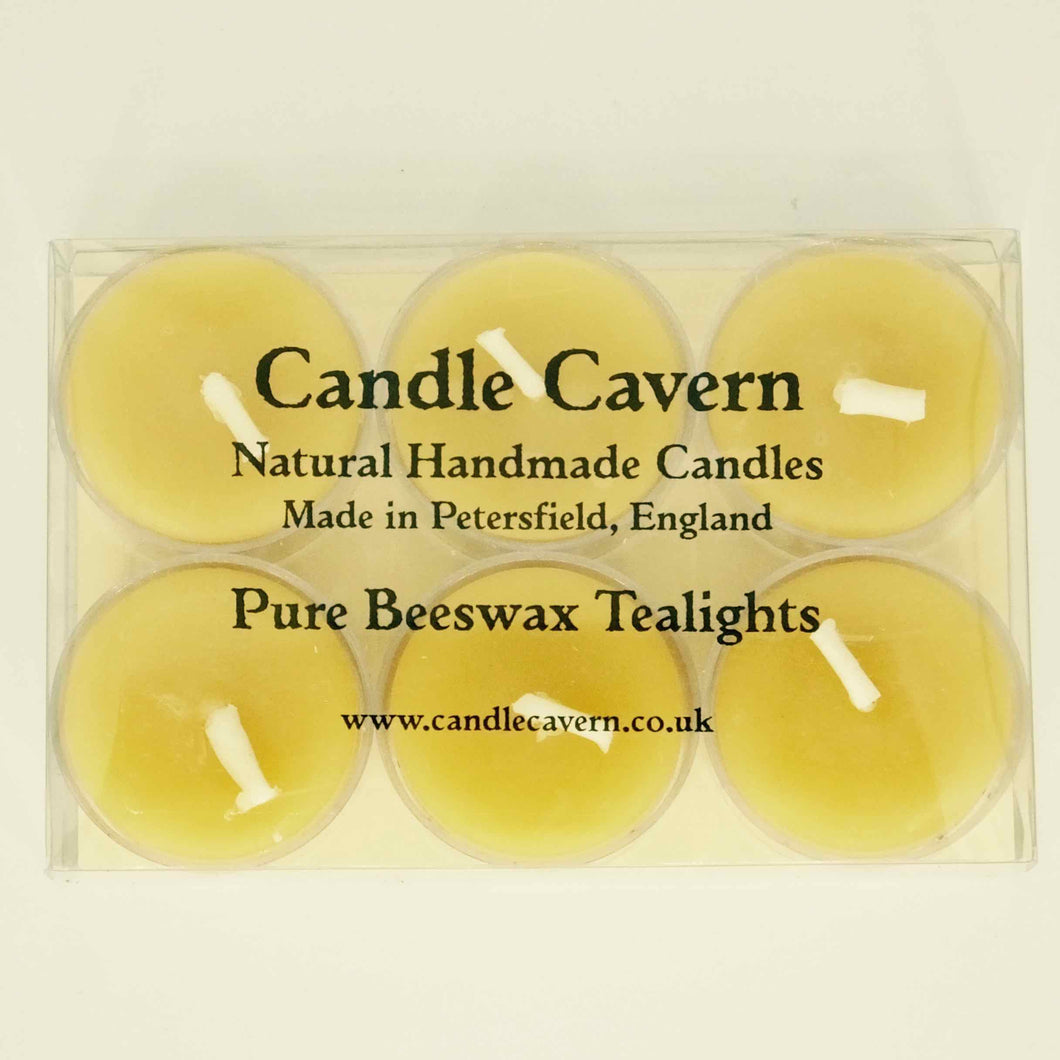 Pure Beeswax Tealights - Candle Cavern