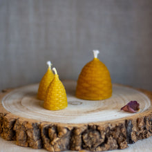 Load image into Gallery viewer, Miniature Skep Beeswax Candle

