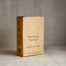 Load image into Gallery viewer, Raw honey bar soap 95g - The Great British Bee Co.
