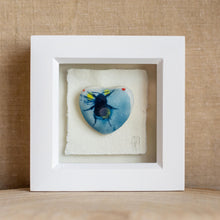 Load image into Gallery viewer, Framed ceramic heart - Clare Mahoney Ceramics
