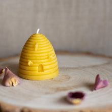 Load image into Gallery viewer, Miniature Skep Beeswax Candle
