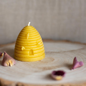 Miniature Skep Beeswax Candle