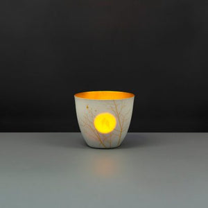 Porcelain candle cup
