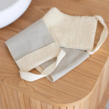 Load image into Gallery viewer, Reusable Linen &amp; Cotton Back Scrubber
