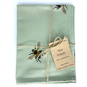 Cotton tea towel - Claire Vaughan Designs