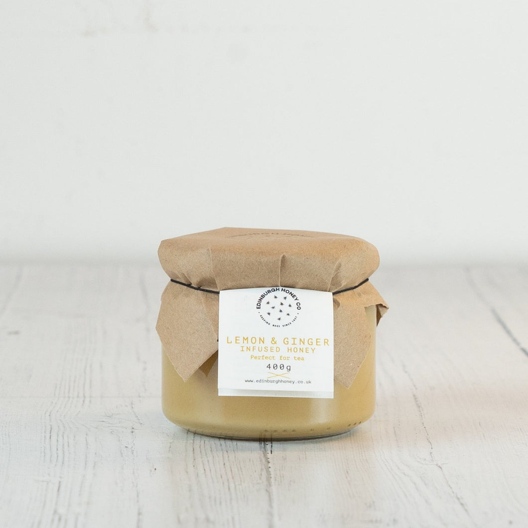 Lemon and ginger infused honey - Edinburgh Honey Company