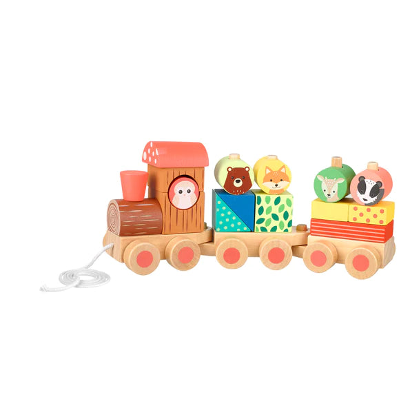 Woodland Puzzle Train - Orange Tree Toys