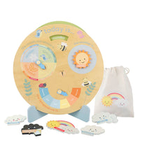 Load image into Gallery viewer, Spring Garden Weather Clock - Orange Tree Toys
