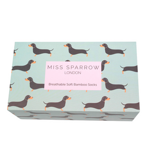 Bamboo Socks Box (3 pairs) - Miss Sparrow