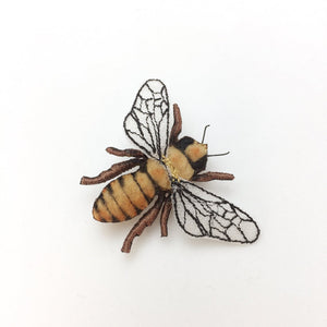 Bee brooch or hair clip - Vikki Lafford Garside