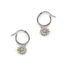 Load image into Gallery viewer, Daisy &amp; Bumble Bee Drop Earrings - Bill Skinner Studio
